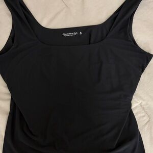Abercrombie & Fitch Black Scoop Neck Tank Top
